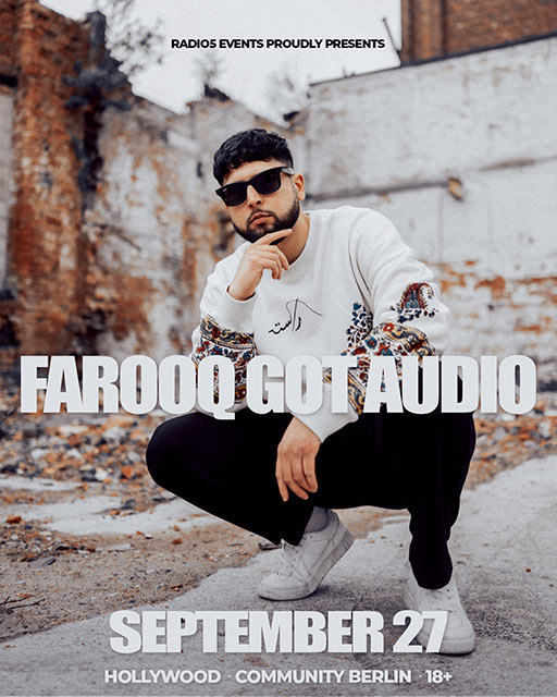 bollywood party with farooq got audio in los angeles flyer sept 27