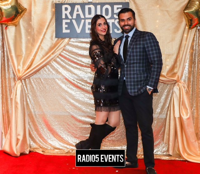 radio5 events red carpet entrance at Fantasy Ball NYE 2019